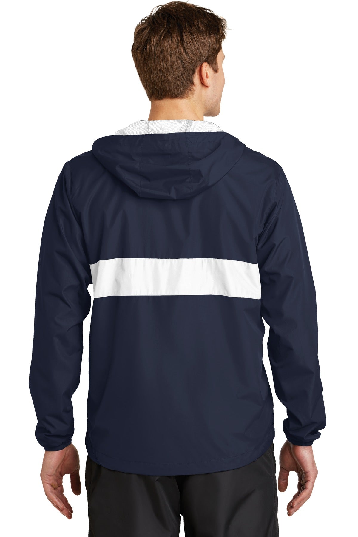 Sport-Tek Men's Zipped Pocket Anorak
