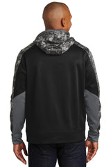 Sport-Tek Men's Sport-Wick Mineral Freeze Fleece Colorblock Hooded Pullover