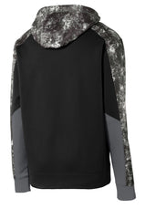 Sport-Tek Men's Sport-Wick Mineral Freeze Fleece Colorblock Hooded Pullover