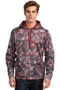 Sport-Tek Men's Sport-Wick Mineral Freeze Fleece Hooded Pullover
