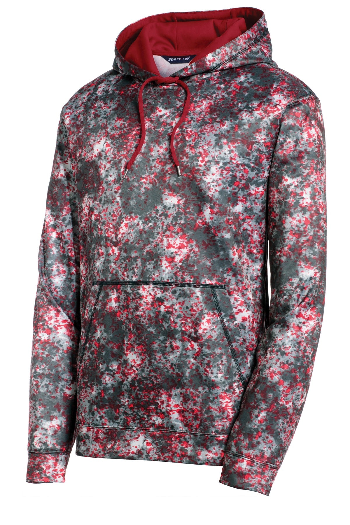 Sport-Tek Men's Sport-Wick Mineral Freeze Fleece Hooded Pullover