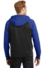 Sport-Tek Men's Sport-Wick Varsity Fleece Full-Zip Hooded Jacket