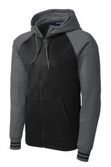 Sport-Tek Men's Sport-Wick Varsity Fleece Full-Zip Hooded Jacket