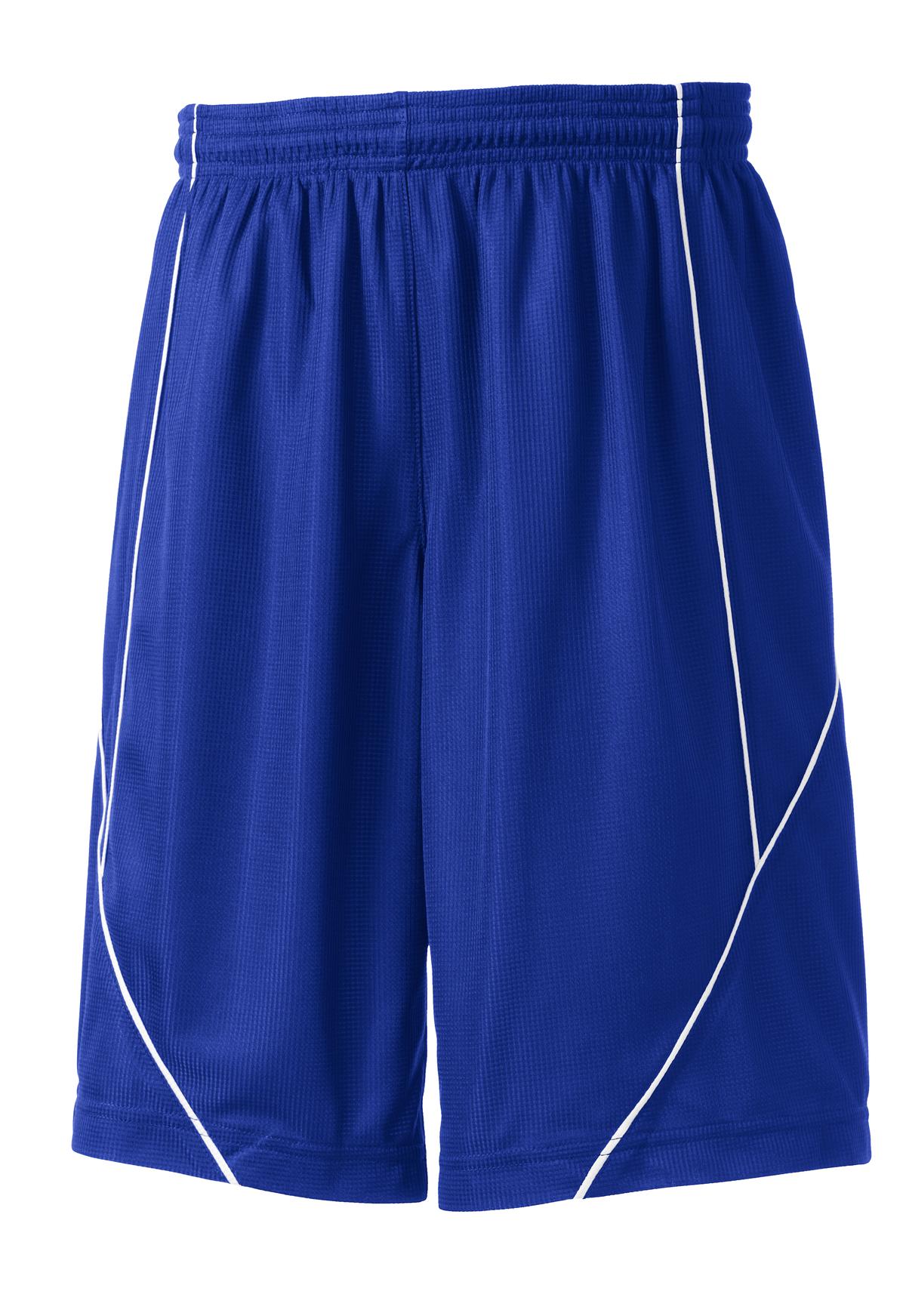 Sport-Tek Youth PosiCharge Mesh Reversible Spliced Short