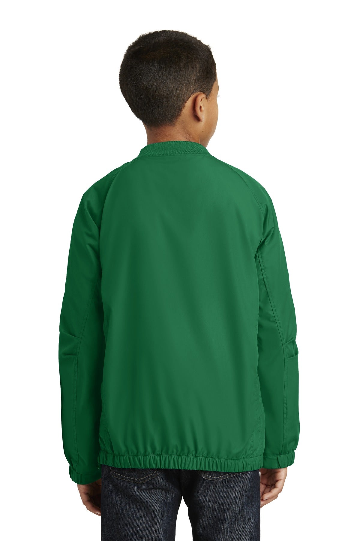 Sport-Tek Youth V-Neck Raglan Wind Shirt YST72