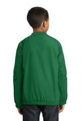 Sport-Tek Youth V-Neck Raglan Wind Shirt YST72