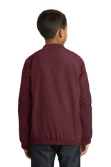 Sport-Tek Youth V-Neck Raglan Wind Shirt YST72