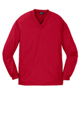 Sport-Tek Youth V-Neck Raglan Wind Shirt YST72