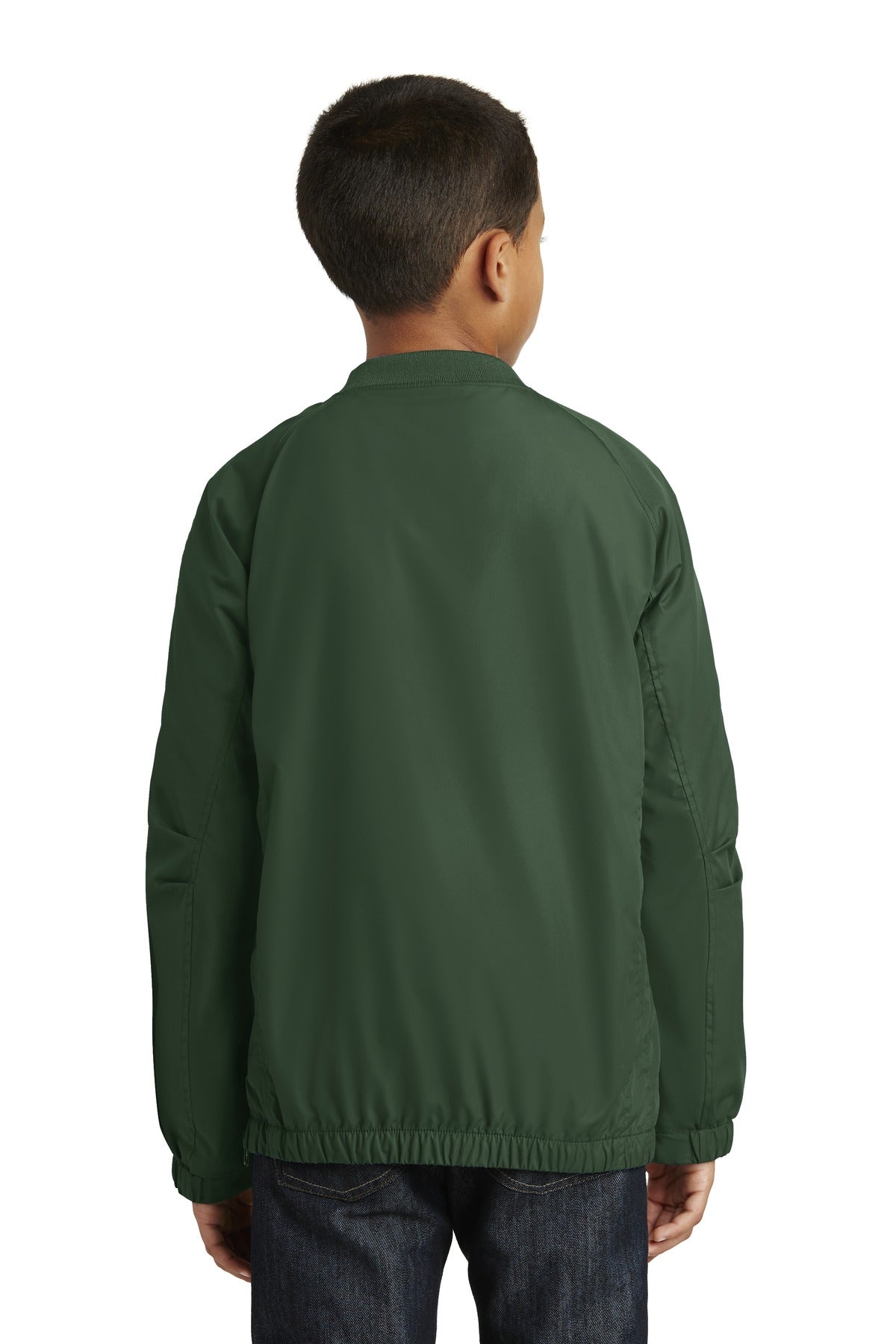 Sport-Tek Youth V-Neck Raglan Wind Shirt YST72