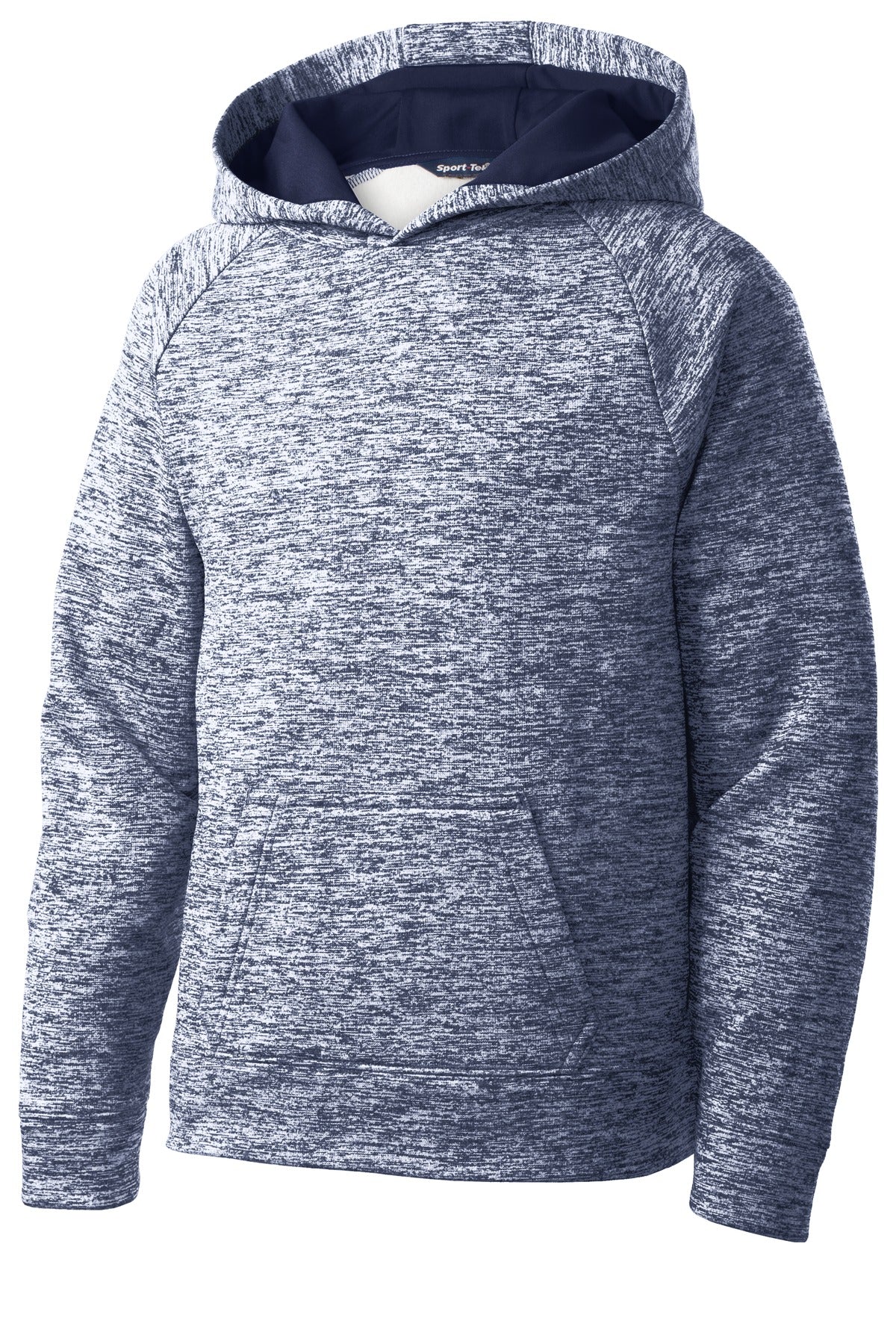 Sport-Tek Youth PosiCharge Electric Heather Fleece Hooded Pullover YST225