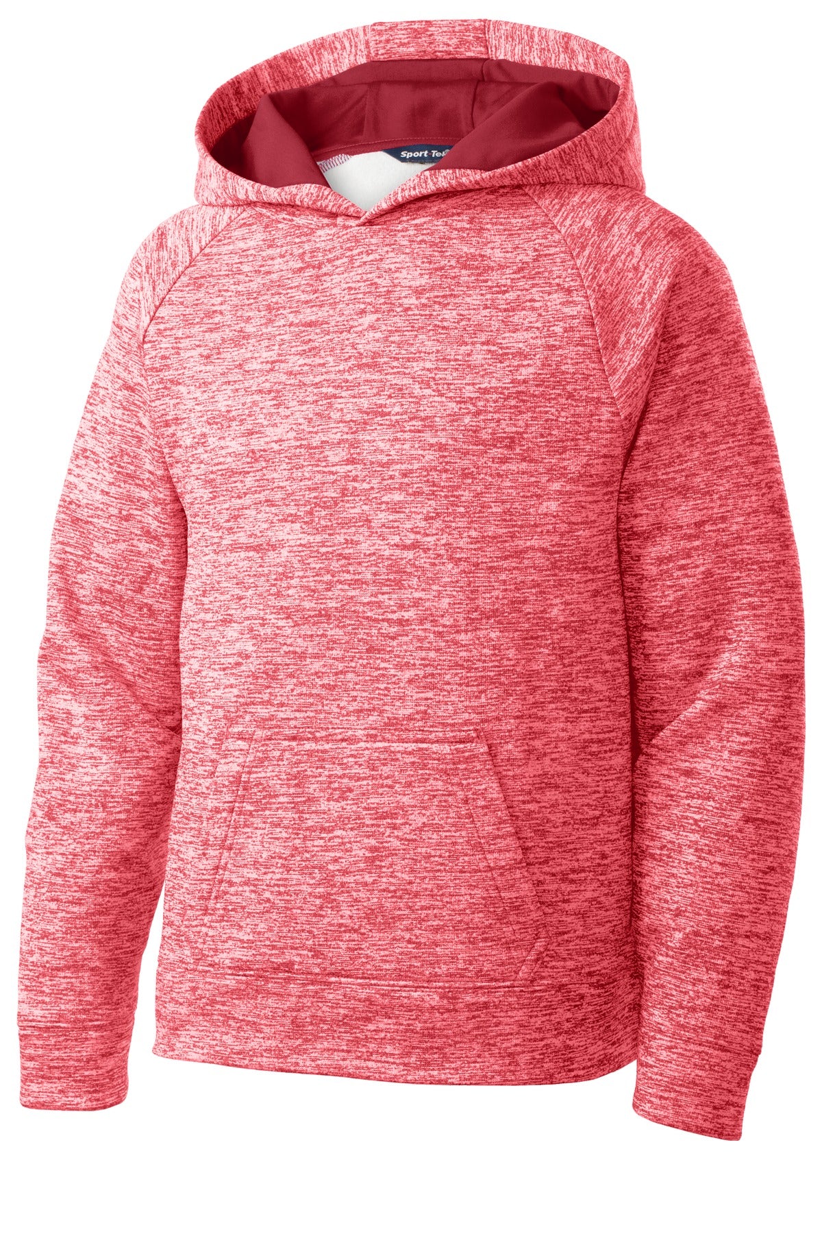 Sport-Tek Youth PosiCharge Electric Heather Fleece Hooded Pullover YST225