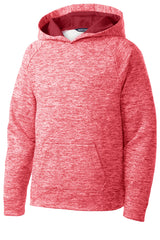Sport-Tek Youth PosiCharge Electric Heather Fleece Hooded Pullover YST225