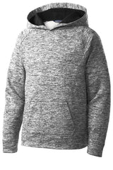 Sport-Tek Youth PosiCharge Electric Heather Fleece Hooded Pullover YST225
