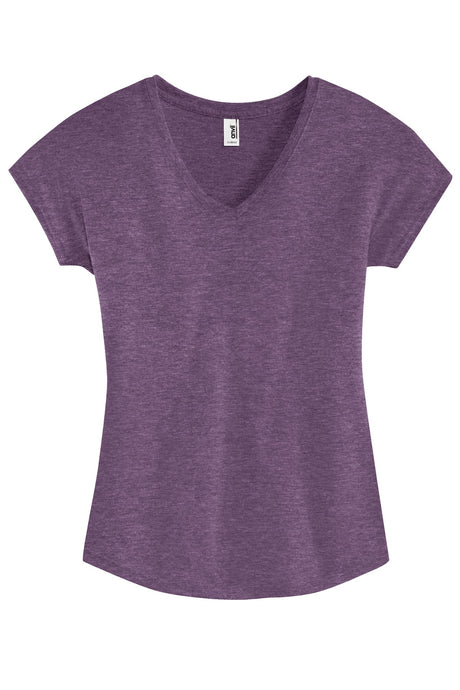Anvil Women's Tri-Blend V-Neck Tee. 6750VL Anvil