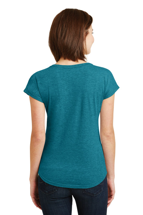 Anvil Women's Tri-Blend V-Neck Tee. 6750VL Anvil