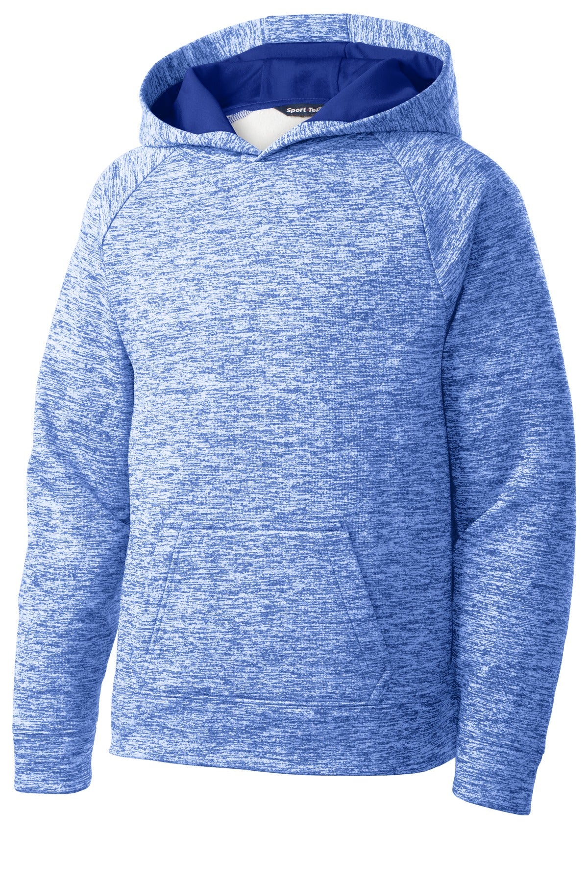 Sport-Tek Youth PosiCharge Electric Heather Fleece Hooded Pullover YST225