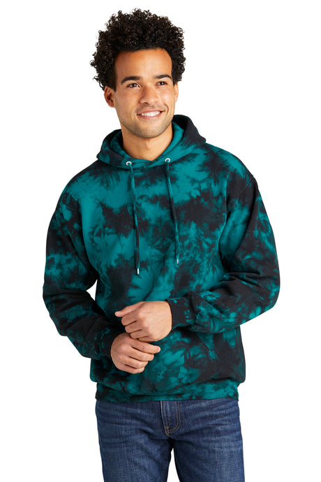 Port & Company - Men's Crystal Tie-Dye Pullover Hoodie Port & Company