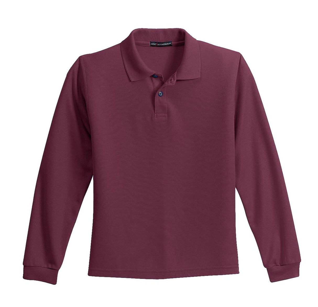 Port Authority Youth Long Sleeve Silk Touch Polo.  Y500LS