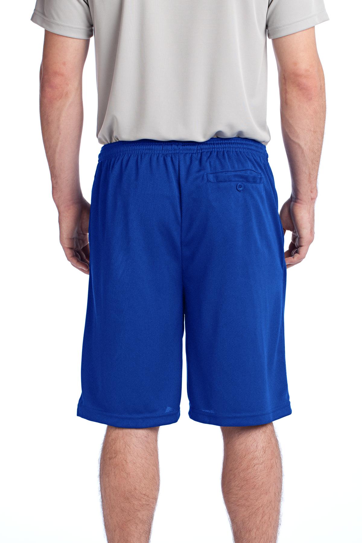 Sport-Tek Men's PosiCharge Tough Mesh Pocket Shorts