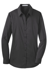 Port Authority Ladies Stretch Poplin Shirt. L646