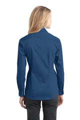 Port Authority Ladies Stretch Poplin Shirt. L646