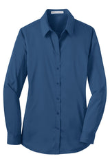 Port Authority Ladies Stretch Poplin Shirt. L646