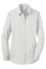Port Authority Ladies Stretch Poplin Shirt. L646