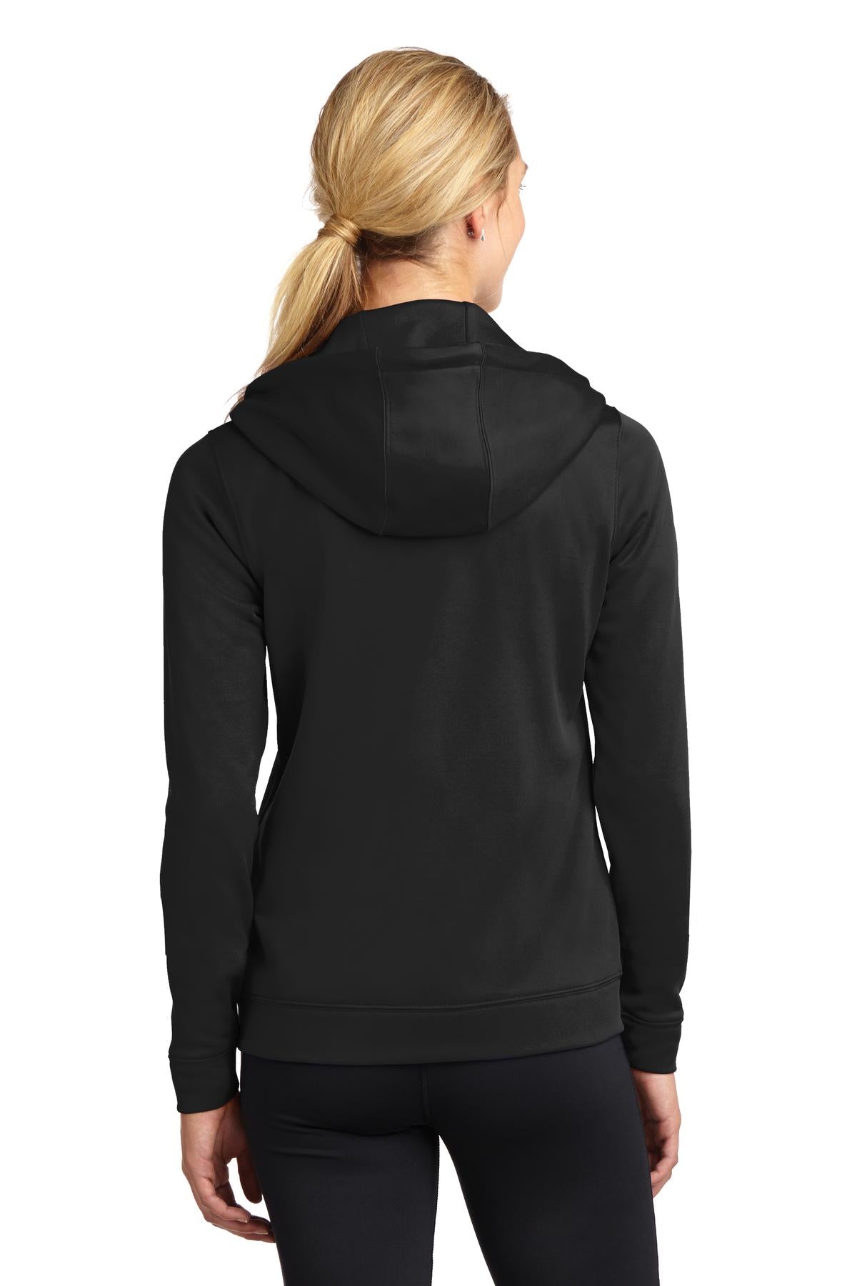 Sport-Tek Women's Sport-Wick Fleece Full-Zip Hooded Jacket