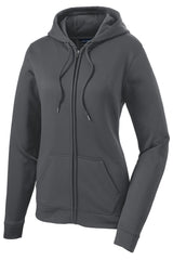 Sport-Tek Women's Sport-Wick Fleece Full-Zip Hooded Jacket