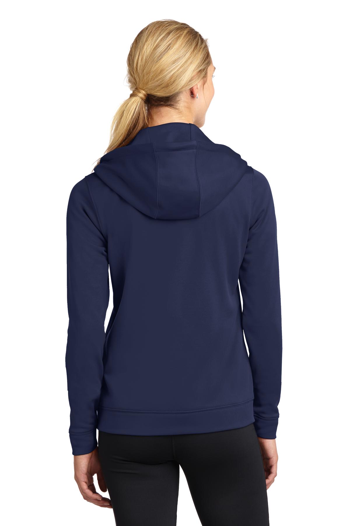 Sport-Tek Women's Sport-Wick Fleece Full-Zip Hooded Jacket