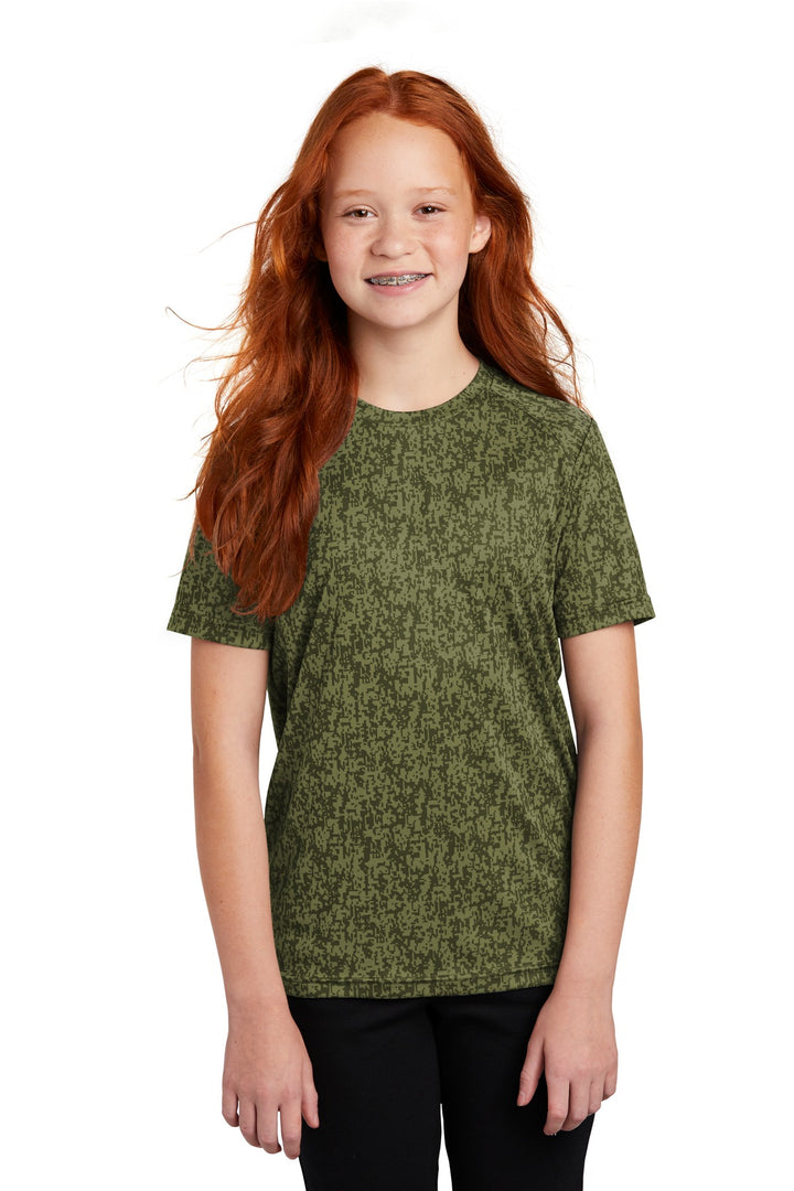 Sport-Tek Youth Digi Camo Tee YST460