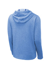 Sport-Tek Women's PosiCharge Tri-Blend Wicking Fleece Full-Zip Hooded Jacket. ST293