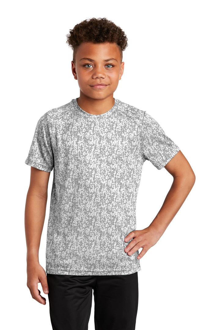 Sport-Tek Youth Digi Camo Tee YST460