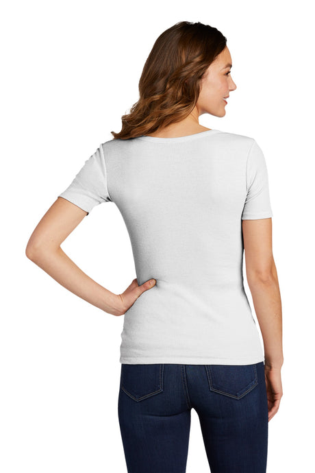 District Women's V.I.T.Rib Scoop Neck Tee DT6020 District