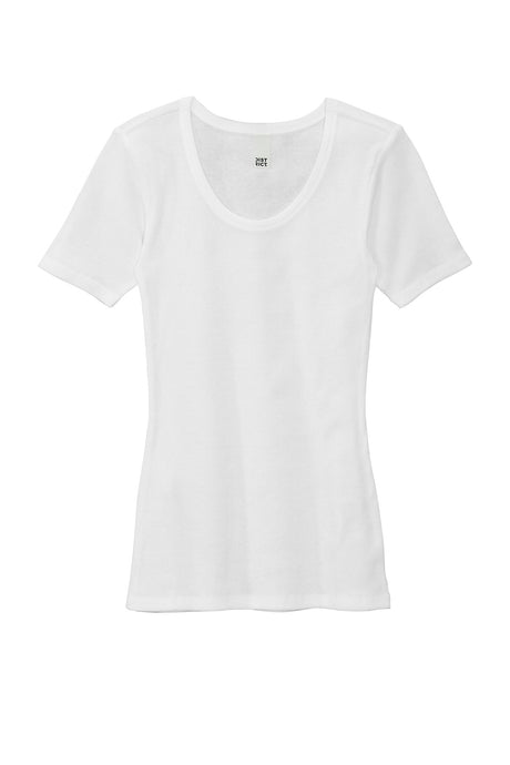 District Women's V.I.T.Rib Scoop Neck Tee DT6020 District