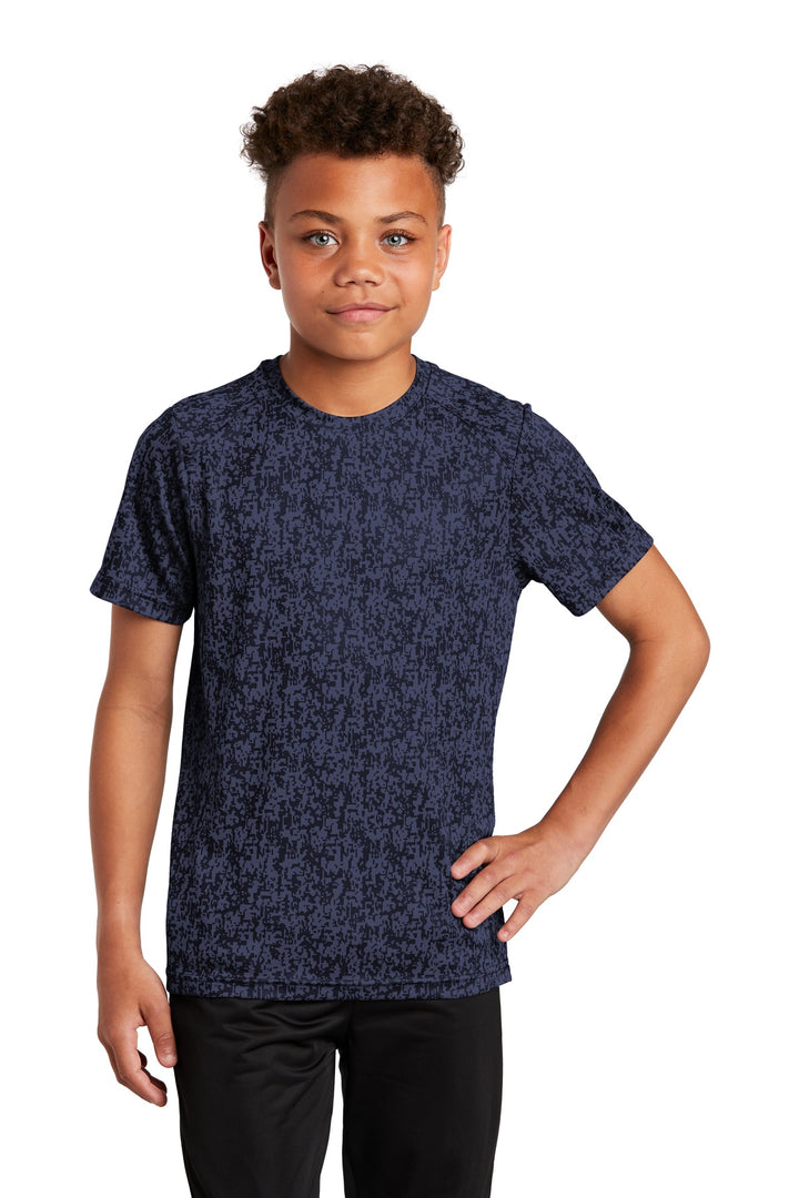 Sport-Tek Youth Digi Camo Tee YST460