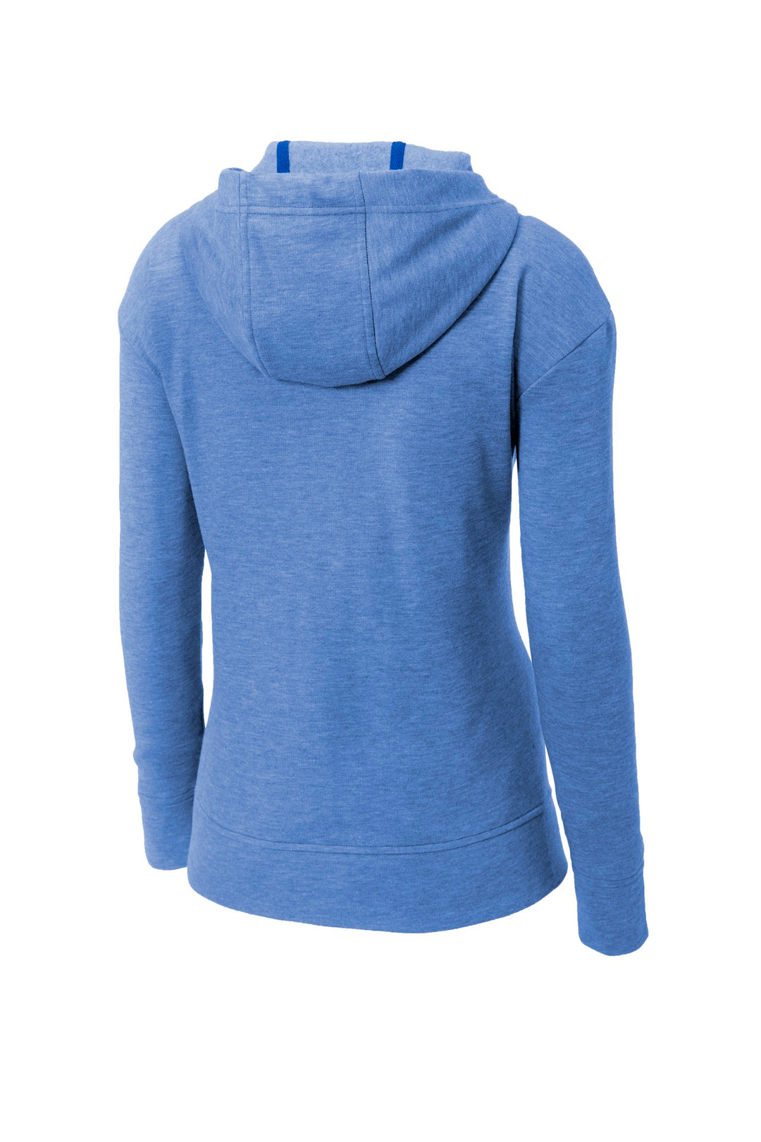 Sport-Tek Women's PosiCharge Tri-Blend Wicking Fleece Full-Zip Hooded Jacket. LST293