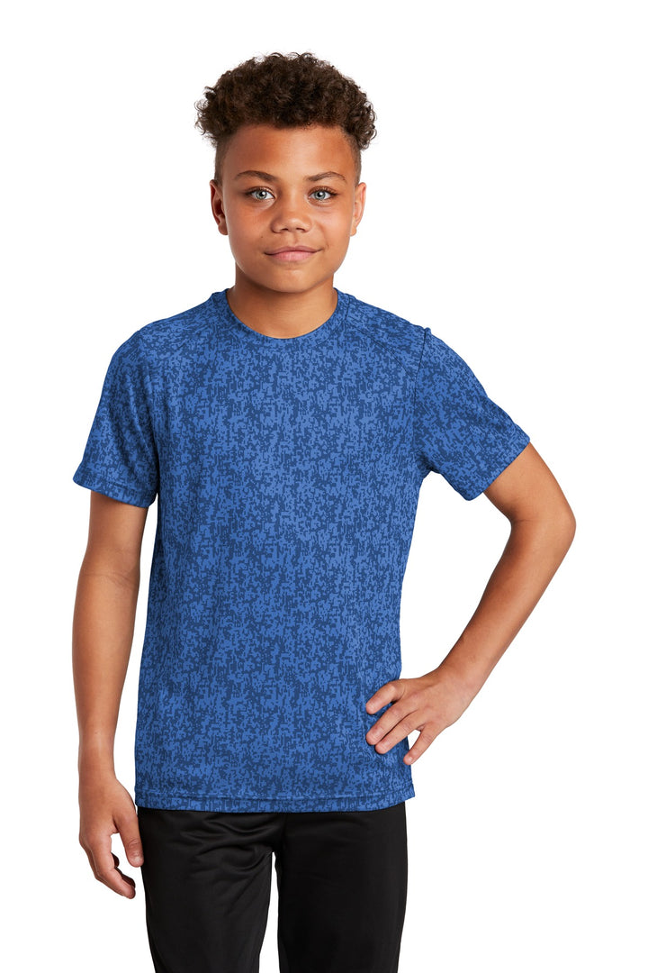 Sport-Tek Youth Digi Camo Tee YST460