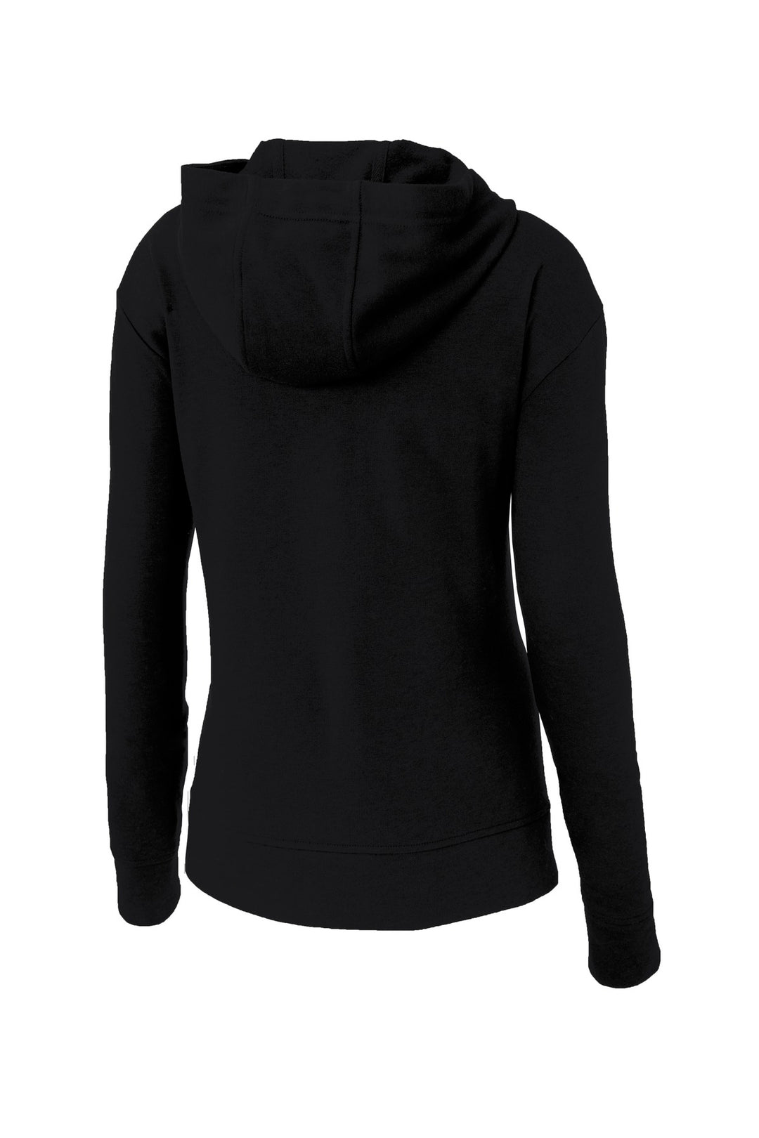 Sport-Tek Women's PosiCharge Tri-Blend Wicking Fleece Full-Zip Hooded Jacket. LST293