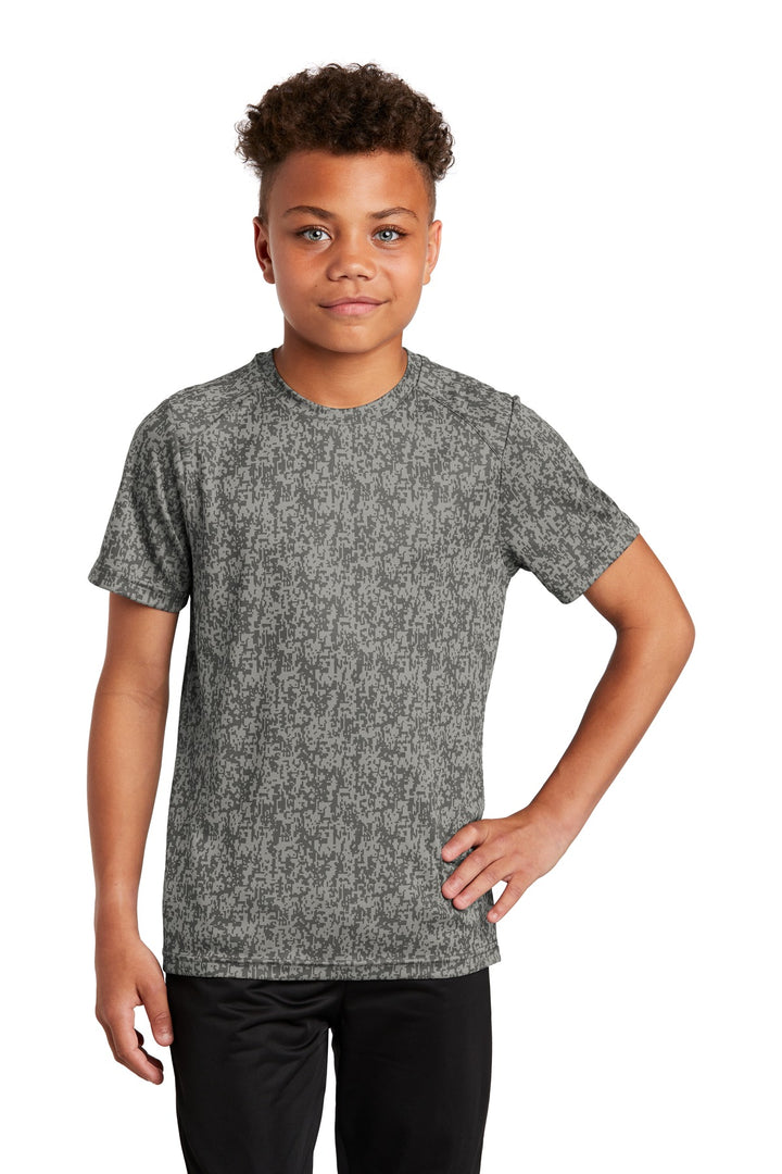 Sport-Tek Youth Digi Camo Tee YST460