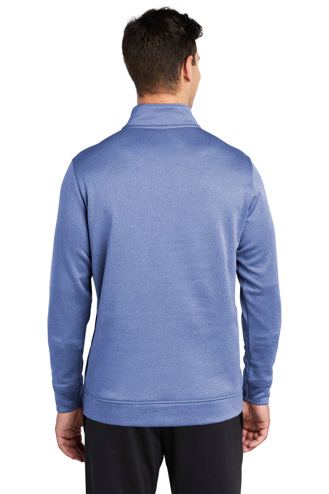 Sport-Tek Men's PosiCharge Sport-Wick Heather Fleece 1/4-Zip Pullover