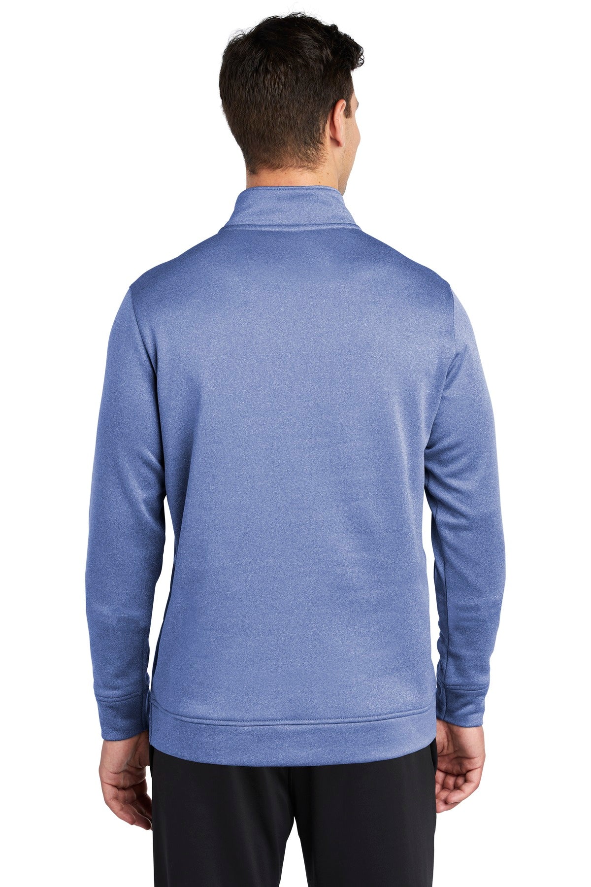 Sport-Tek Men's PosiCharge Sport-Wick Heather Fleece 1/4-Zip Pullover