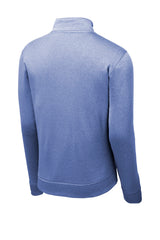Sport-Tek Men's PosiCharge Sport-Wick Heather Fleece 1/4-Zip Pullover