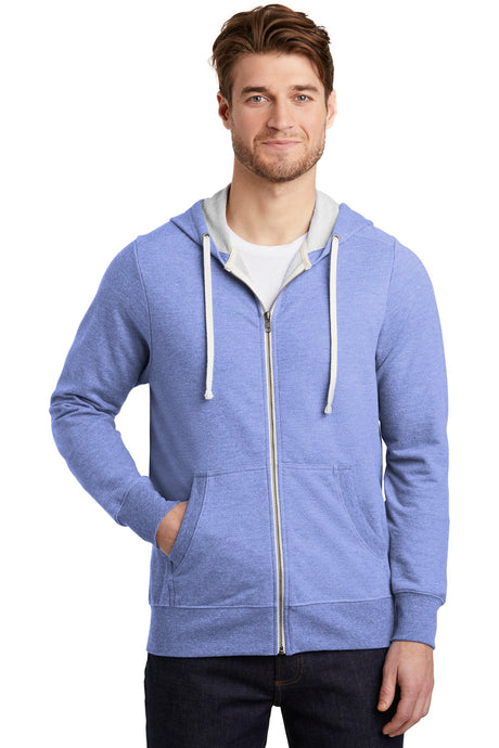 District Perfect Tri French Terry Full-Zip Hoodie. DT356 District