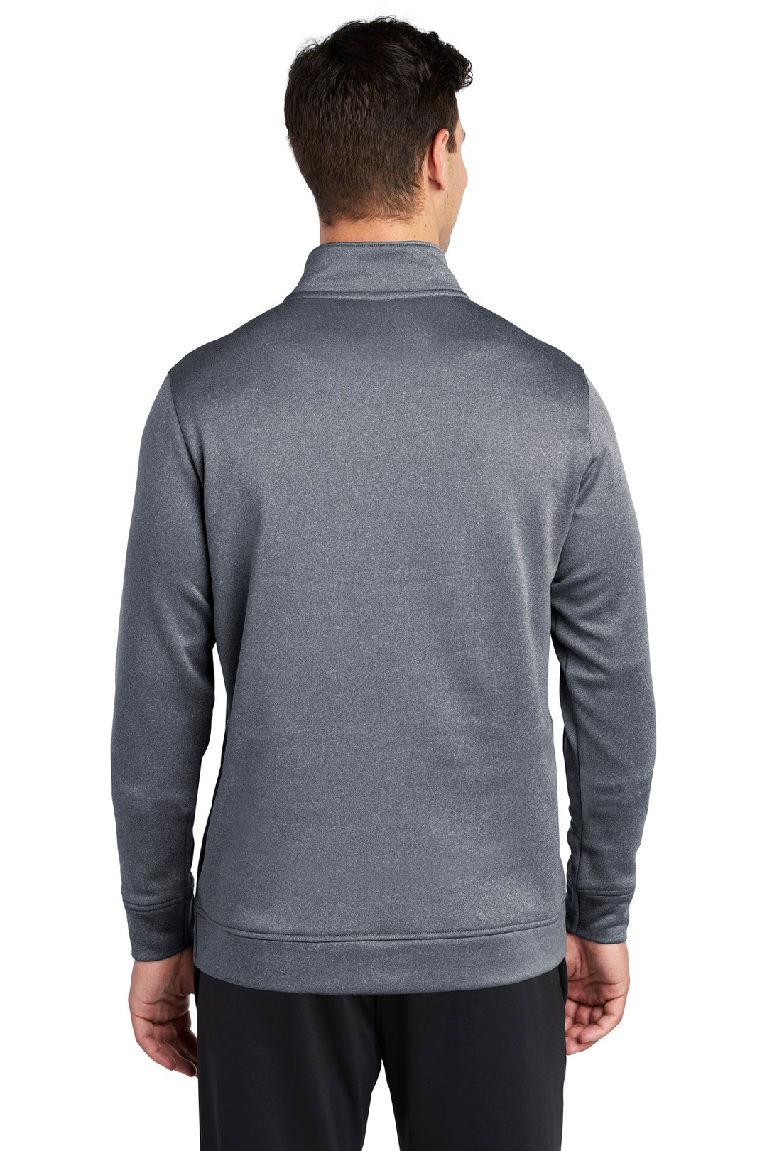 Sport-Tek Men's PosiCharge Sport-Wick Heather Fleece 1/4-Zip Pullover