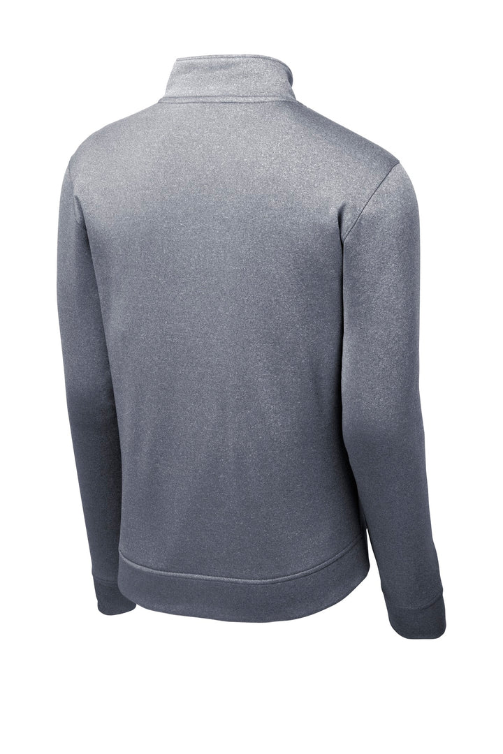 Sport-Tek Men's PosiCharge Sport-Wick Heather Fleece 1/4-Zip Pullover