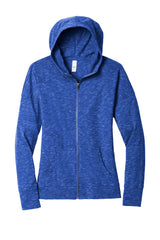 District Women's Medal Full-Zip Hoodie. DT665 District