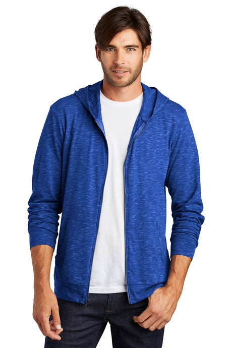 District Medal Full-Zip Hoodie. DT565 District
