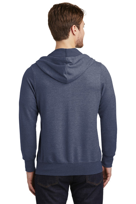 District Perfect Tri French Terry Full-Zip Hoodie. DT356 District
