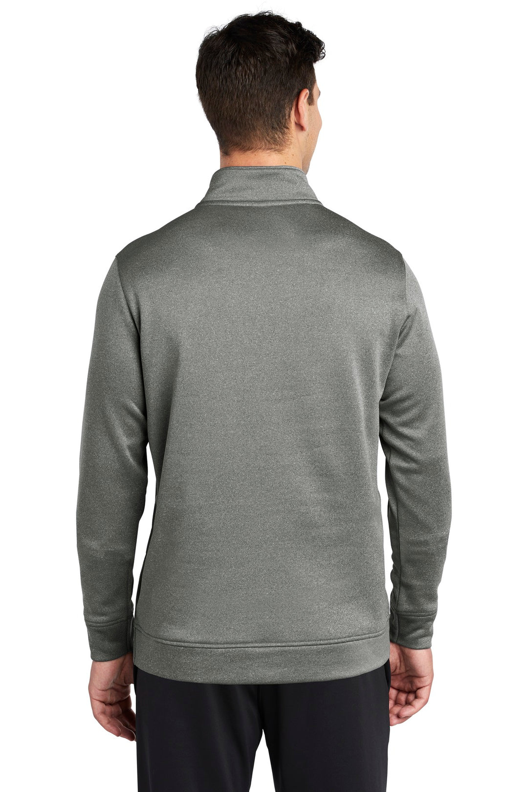 Sport-Tek Men's PosiCharge Sport-Wick Heather Fleece 1/4-Zip Pullover